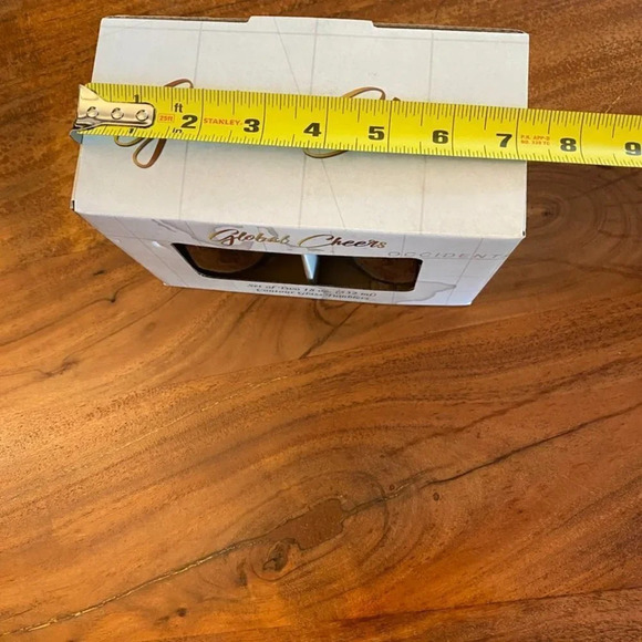 World Map "Global Cheers" Glass Tumblers 18oz (532ml) Set - Picture 10 of 12